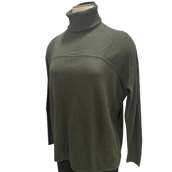 White + Warren Womens Turtleneck Sweater M Soft Cozy Knit Casual or Workwear - Picture 5 of 9